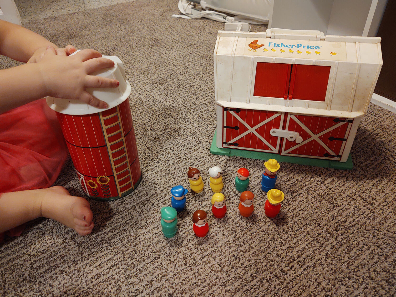 Fisher Price toy barn and silo